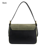 Royal Bagger Shoulder Crossbody Bags for Women Genuine Cow Leather Retro Commuter Messenger Bag Underarm Small Square Bag 1511