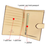 Royal Bagger Travel Passport Holder for Women Men Genuine Cow Leather Fashion Wallet Purse Large Capacity Card Holders 1479